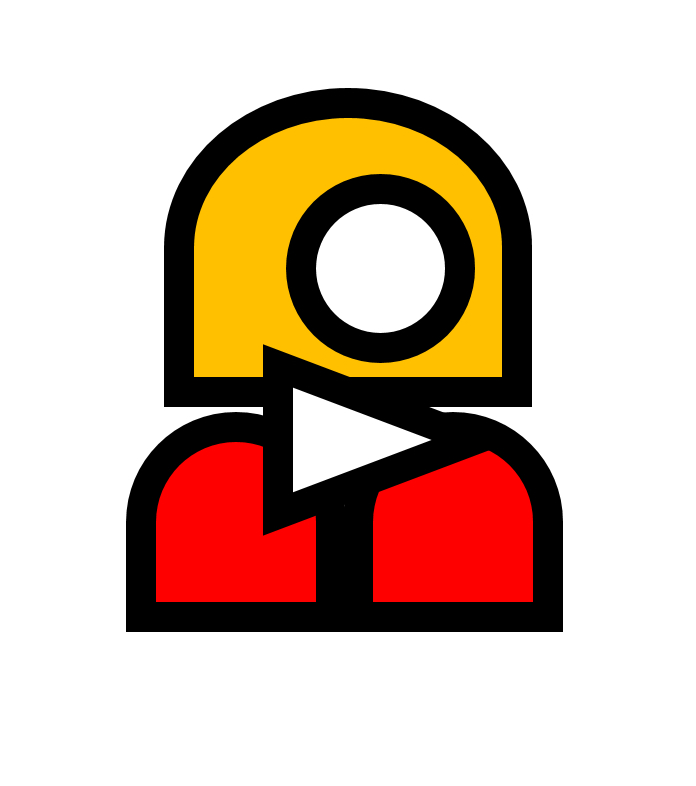 Logo Niemtön, Farben Rot, Schwarz, Gelb, Weiß
