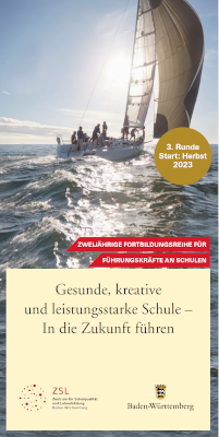 Cover des Flyers Gesunde, kreative und leistungsstarke Schule
