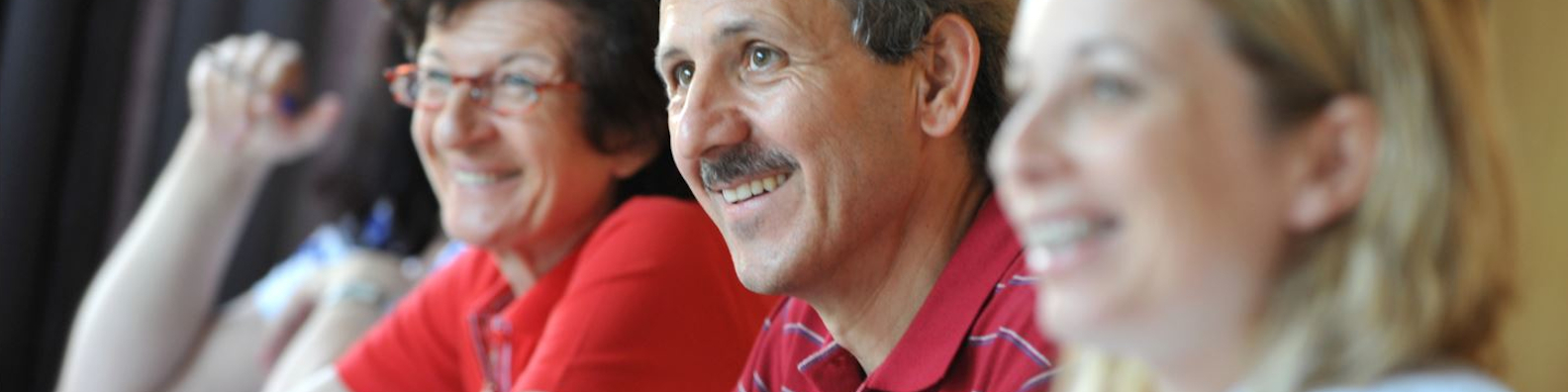 Foto: Erwachsene bei einer Fortbildung