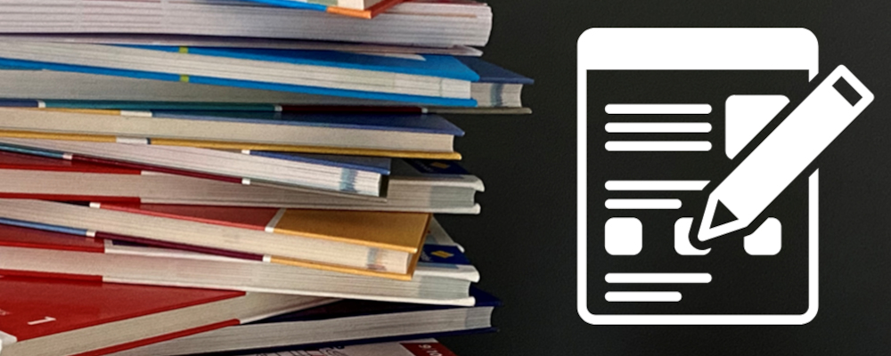 Foto: Bücherstapel, Formular