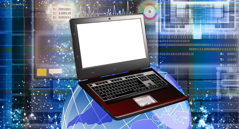 Bild: Laptop, digitale Welt