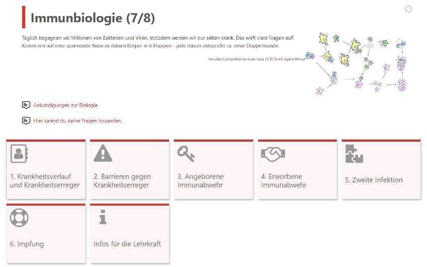 Einblick in moove BW Immunbiologie