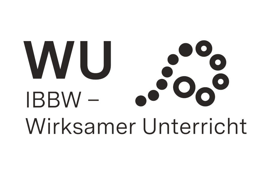 Link; Logo von Wirksamer Unterricht (Grafik: schwarzer Schriftzug WU IBBW – Wirksamer Unterricht; rechts windet sich eine Spirale, bestehend aus Punkten, die sich in Kreise verwandeln, die immer größer werden.)