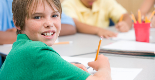 Foto: Schüler im Unterricht