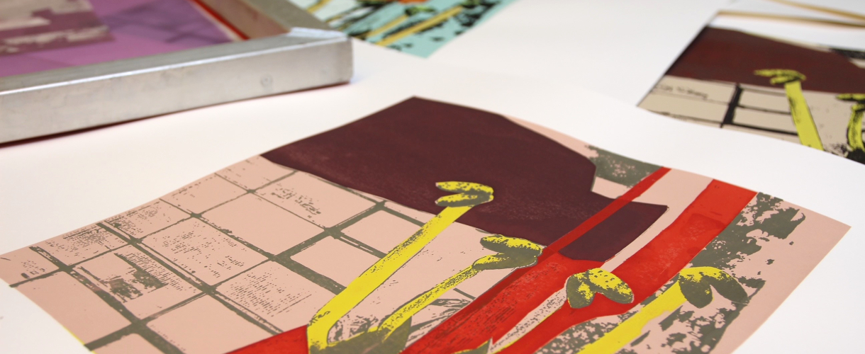 Foto: Bunte Siebdrucke 