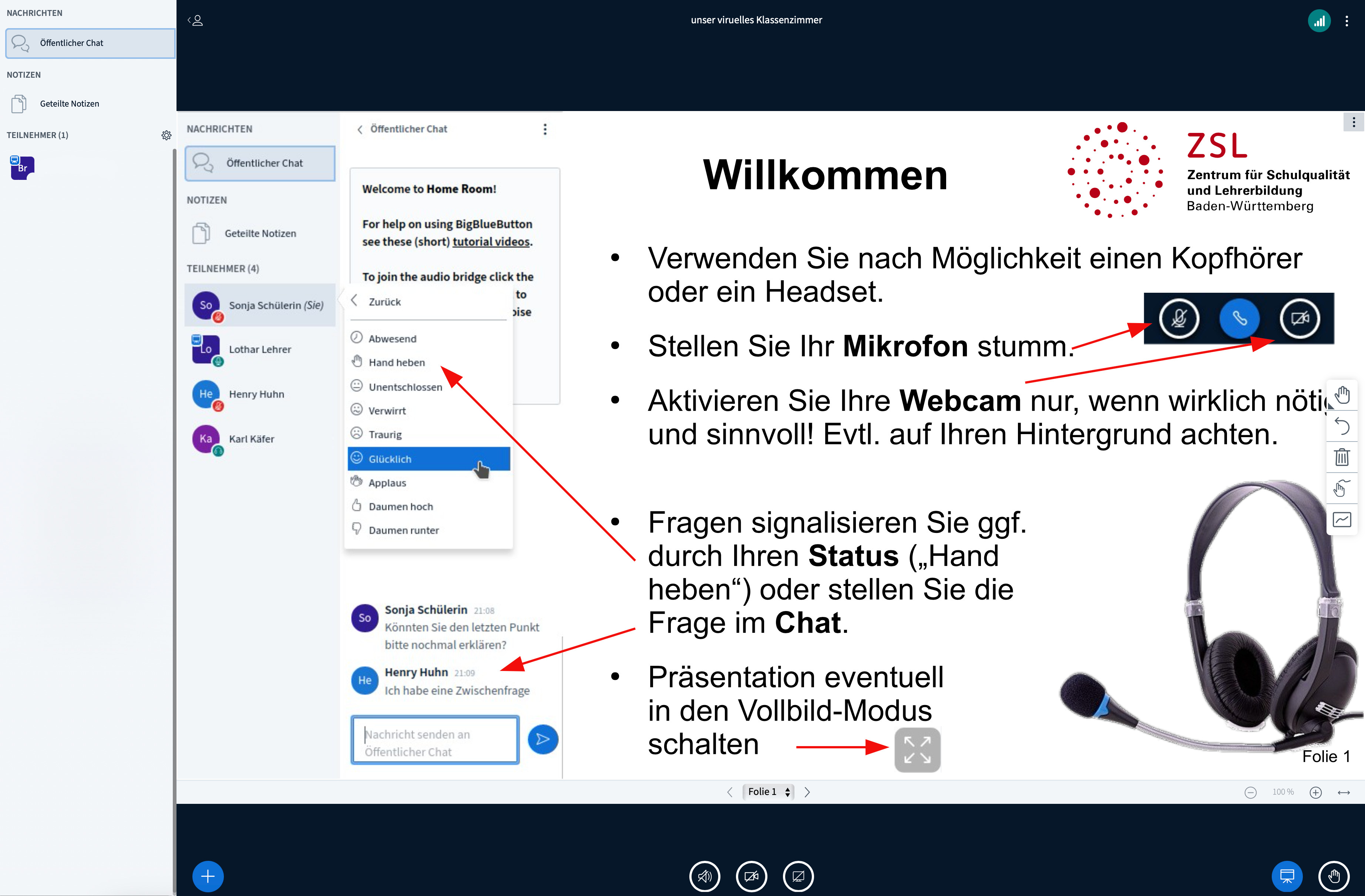 Screenshot BigBlueButton
