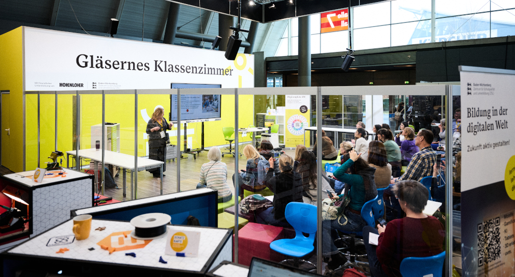 Fotografie: Blick in das Gläserne Klassenzimmer 